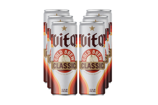 Vita Cold Brew Classic coffee cans 