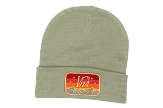 Mint beanie with Del Sol Vitalogy patch