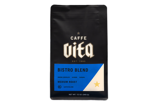 12oz bag of Bistro Blend front, no background. 