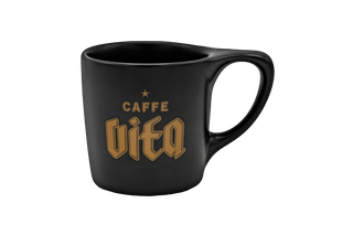Vita Gold Mug front, no background